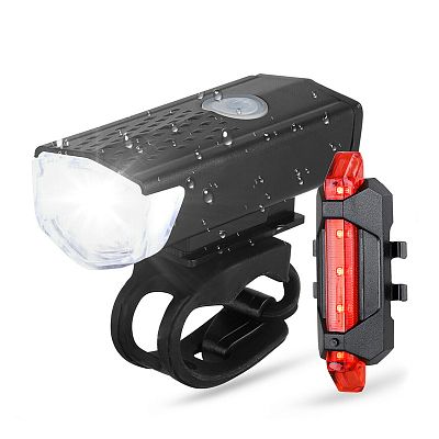 Комплект фонарей China DC-2218 ,  300/50 lumens, 3/4, аккумуляторный 1100 mAh/330 mAh DC-2218x2